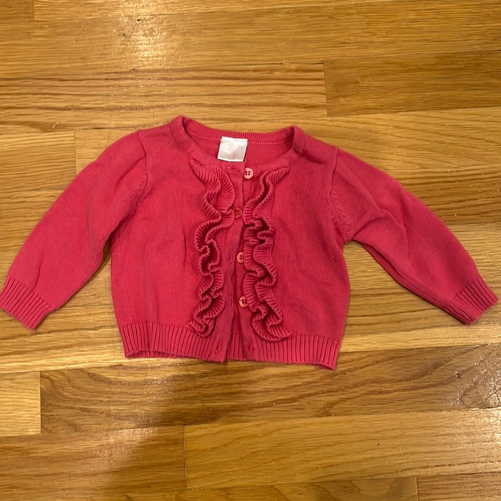 Ruffle Butts baby sweater